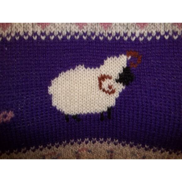 Woolrich Vintage Heather Gray Sampler Print Sweater M - Picture 6 of 12